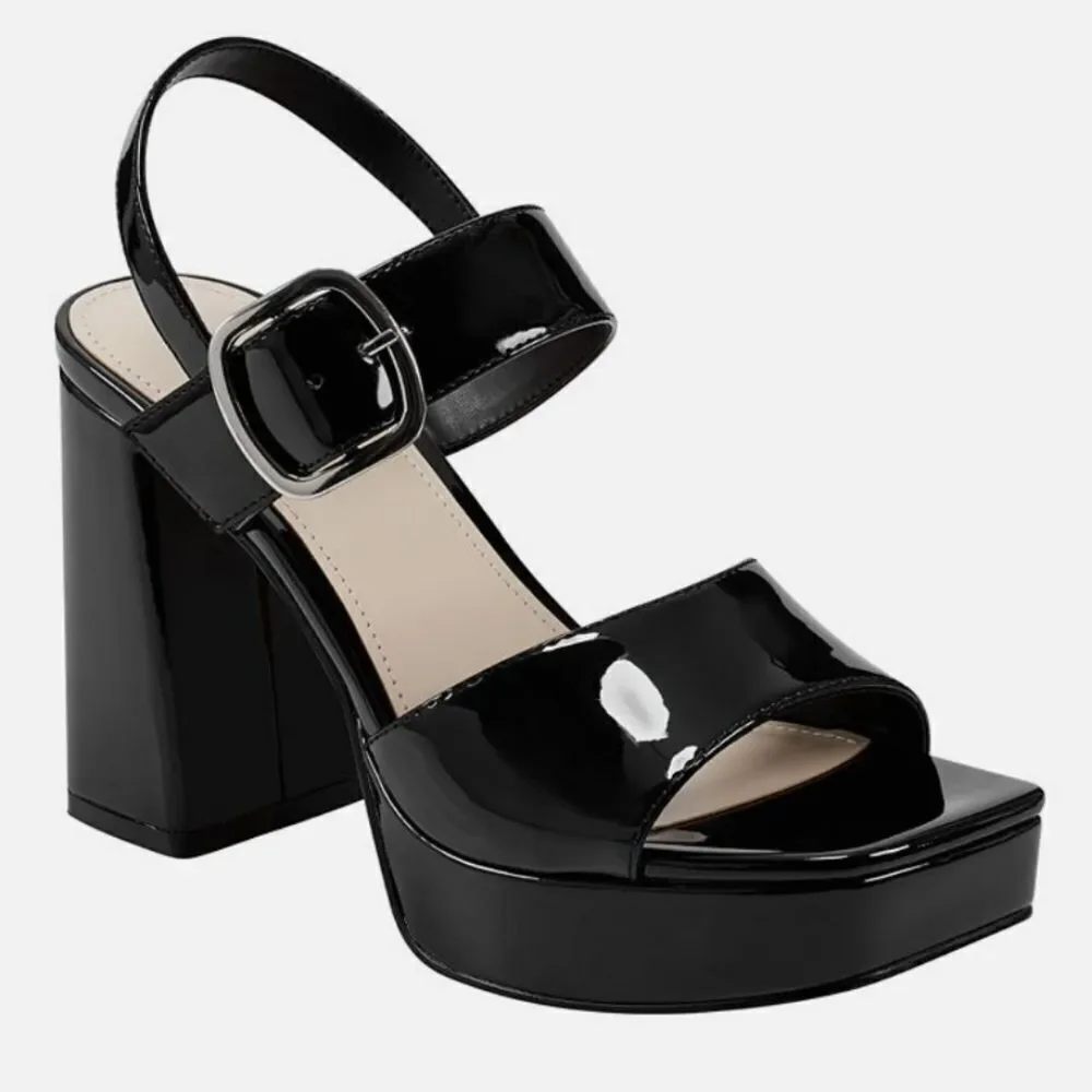 BRAND NEW MARC FISHER WOMEN'S GRADUATE BLOCK HEEL DRESS SANDAL